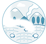 部分的に視野欠損のイメージ図